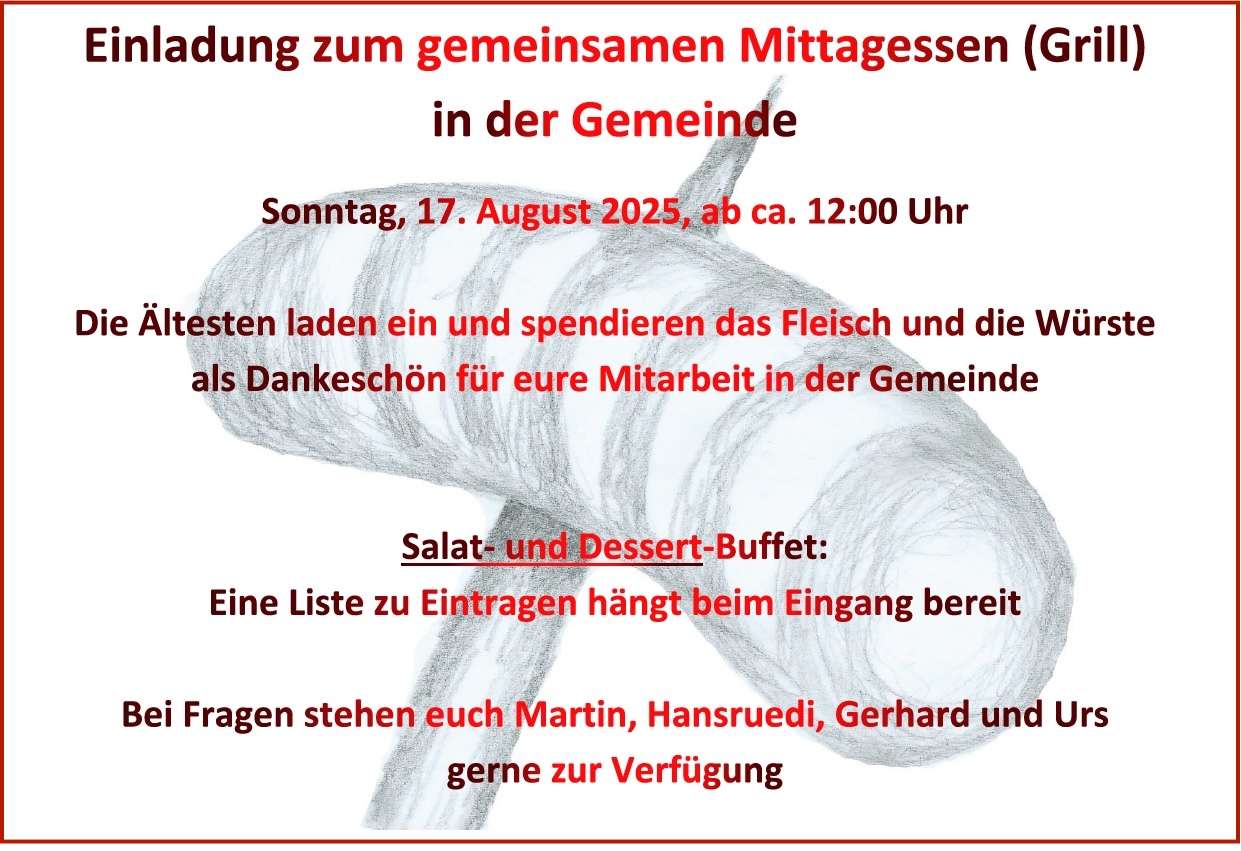 Gemeinsames Mittagessen